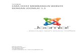 DENGAN JOOMLA! 1 · Chapter 1 – Mengenal Joomla! Joomla! merupakan salah satu Content Management System (CMS) yang bersifat Open Source.Joomla! adalah sebuah software gratis yang