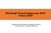 Strategi Penyelenggaraan SPIP Tahun  · PDF file

Strategi Penyelenggaraan SPIP Tahun 2020 DIREKTORAT JENDERAL PERKERETAAPIAN Yogyakarta, 05 FEBRUARI 2020