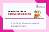 Innovations in Extrusion cooking - Foodresearchlab