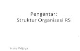Pengantar:) Struktur)Organisasi)RS€¦ · • Manayang)lebih)dulu,)strategi)atau)struktur?) 2! Adalah&dak &bijaksana&untuk& mengimplementasikan&strategi&baru&tanpa& memperbaharui&struktur&organisasiyang