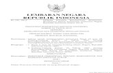 LEMBARAN NEGARA REPUBLIK INDONESIA · g. verifikasi dan penilaian keselamatan. Bagian Kedua Pemantauan Tapak Pasal 5 (1) Pemegang izin wajib melakukan pemantauan tapak instalasi nuklir