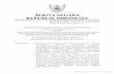BERITA NEGARA REPUBLIK INDONESIA€¦ · 5. Peraturan Presiden Nomor 67 Tahun 2005 tentang Kerja Sama Pemerintah dan Badan Usaha Dalam Penyediaan Infrastruktur sebagaimana telah beberapa