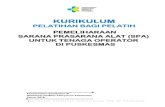 KURIKULUM PELATIHAN PENGUATAN INTEGRITAS ORGANISASIsiakpel.bppsdmk.kemkes.go.id:8102/akreditasi_kurikulum/... · 2019. 9. 25. · Kesehatan RI dalam pemeliharaan Sarana Prasarana