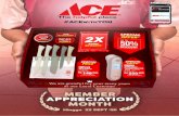 ACE Member Appreciation Month II [Z2] Q4 2020... · BESI 14619-20, 259757 Mulai dari Rp 449.000 Menggunakan kode digital Daya 4 buah baterai AA • Dapat ditanam ke lantai dinding