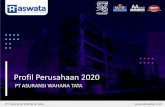 Profil Perusahaan 2020 - aswata.co.id€¦ · • 8 besar perusahaan asuransi umum di Indonesia berdasarkan premi bruto tahun 2019.* • Memiliki jaringan 69 kantor untuk melayani