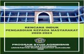 RENCANA INDUK - Universitas Muhammadiyah Sukabumi INDUK PENGABDIAN... · 2020. 8. 14. · agribisnis dari hulu hingga hilir dan teritegrasi dengan Al-Islam serta Kemuhammadiyahan.
