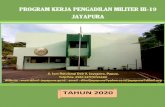 PROGRAM KERJA PENGADILAN MILITER III-19 JAYAPURAdilmil-jayapura.go.id/wp-content/uploads/2020/03/PROGRAM-KERJA-… · B. VISI DAN MISI Visi Pengadilan Militer III-19 Jayapura adalah