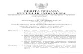 BERITA NEGARA REPUBLIK INDONESIA · 2012. 2. 8. · Undang-Undang Republik Indonesia Nomor 43 Tahun 2009 Tentang Kearsipan; (Lembaran Negara RI Tahun 2009 Nomor 152 dan tambahan Lembaran