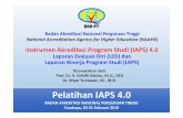 Pelatihan IAPS 4 - Situs Resmi PP3MP Polibanpp3mp.poliban.ac.id/wp-content/uploads/2019/08/4...2019/08/04  · •Luaran adalah hasil langsung dan segera dari proses: mutu dan relevansi