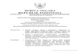 BERITA NEGARA REPUBLIK INDONESIA · Tahun 2011 tentang Perubahan Nama Kementerian Pendidikan Nasional Menjadi Kementerian Pendidikan dan Kebudayaan; 6. Peraturan Menteri Pendidikan