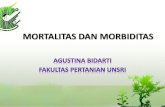 MORTALITAS DAN MORBIDITAS … · Ukuran morbiditas dan mortalitas digunakan sebagai dasar untuk menentukan tinggi rendahnnya tingkat kesakitan dan kematian suatu komunitas penduduk.