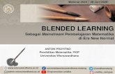 BLENDED LEARNING Sebagai mainstream Pembelajaran ...conference.wisnuwardhana.ac.id/wp-content/uploads/...Sebagai Mainstream Pembelajaran Matematika ... Pendidikan Matematika, FKIP