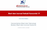 Riset dan Inovasi Terkait Pancovid-19 - Gunadarmaseminar.gunadarma.ac.id/wp-content/uploads/2020/05/...2020/05/13  · Mengembangkan Inovasi Teknologi untuk merespon pandemik COVID-19
