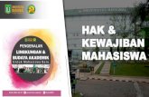 HAK & KEWAJIBAN MAHASISWA - Universitas Nasional · 2020. 3. 3. · dan atau karyawan di lingkungan Universitas dan Akademi-akademi Nasional. 11. Melakukan kerjasama penyuapan dan