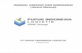 €¦ · Pupuk Indonesia Logistik yang berlaku saat ini adalah struktur organisasi sebagaimana yang telah diputuskan dalam Surat Keputusan Direksi No.SK/DlR/037/2014 tanggal 31 Oktober