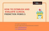 How to establish and evaluate clinical prediction models – Statswork