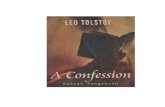 A Confession - Confession - Tolstoy- O¢  non-kekerasan yang dianut tokoh dunia seperti Mahatma Gandhi,