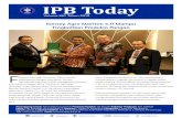 IPB Today Edisi 261 · peralatan mesin, robot, dan teknologi informasi. “Dengan mengusung konsep Agro-maritim 4.0 diharapkan mampu meningkatkan produksi pangan nasional. Karena