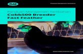 Panduan Manajemen Tambahan Cobb500 Breeder Fast Feather...Berat badan (BB) harus naik 36% di antara umur 16-20 minggu untuk memfasilitasi fleshing dan deposisi lemak panggul. Kenaikan