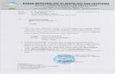 BMKG...04 April 2016 Lampiran Surat No. Tanggal Berangkat dari (Tempat kedudukan) Pada tanggal 6 (Enam) DL.001/288/KDL/lll/2016 29 Maret 2016 (Tolong Diisi Asal Peserta) Jakarta 04