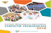 POTRET PENDIDIKAN INDONESIA . STATISTIK PE. NDIDIKAN. INDONESIA 201. 8. ISSN . Nomor Publikasi . Katalog