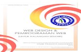WEB DESIGN & PEMROGRAMAN WEB - WordPress.com€¦ · 5. Pengertian Web Design Adalah sebuah ilmu yang kompleks dalam hal merencanakan dan memproduksi situs web, termasuk di dalamnya