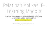 Pelatihan Aplikasi E- Learning Moodle · 2020. 3. 16. · kelas MTK Participants O Badges Competencies Grades General 26 November - 2 December 3 December - 9 Dashboard Set 3D 10 17