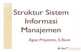 Struktur Sistem Informasi Manajemen · b. Sistem Informasi Manajemen ( SIM). SIM merupakan kelengkapan pengelolaan dari proses-proses yang menyediakan informasi untuk manajer guna