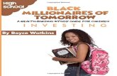 The Black Millionaires of Tomorrow A Wealth Building Study Guide for Children High