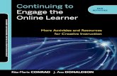 BEST BOOK Continuing to Engage the Online Learner More Activities and Resources for
