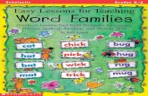 BEST BOOK Easy Lessons for Teaching Word Families Hands on Lessons That Build Phonemic