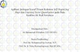 Aplikasi Jaringan Syaraf Tiruan Kohonen Self Organizing ...repository.its.ac.id/51944/2/1213201031-Presentation.pdf · TINJAUAN PUSTAKA DAN DASAR TEORI 1940 1943 1949 1954 1958 1960