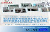 HASIL PENELITIAN - Tangselbaru.com...Tangerang Selatan √ 8 Rumah Sakit Umum Kota Tangerang Selatan √ 9 Dinas Pendidikan Kota Tangerang Selatan √ 10 Kantor Kebudayaan dan Pariwisata