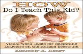 TOP How Do I Teach This Kid?: Visual Work Tasks for Beginning Learners on the Autism Spectrum
