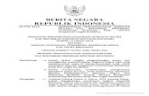 BERITA NEGARA REPUBLIK INDONESIA · 3 2013, No.376 Nomor 4016), sebagaimana telah diubah dengan Peraturan Pemerintah Nomor 11 Tahun 2002 (Lembaran Negara Republik Indonesia Tahun