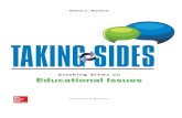 BEST BOOK Taking Sides: Clashing Views on Educational Issues