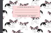 TOP Wide Ruled Composition Book: The cutest Frenchies with pink cat eye glasses will help keep you smiling at school, work, or...