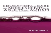 TOP Education and Care for Adolescents and Adults with Autism: A Guide for Professionals and Carers