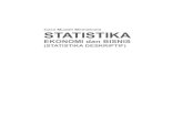 Cara Mudah Memahami STATISTIKA...Memahami Statistika Ekonomi dan Bisnis (Statistika Deskriptif), Buku 1". Seperti telah penulis sampaikan pada edisi sebelumnya bahwa buku ini ditulis