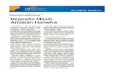 Bisnis Indonesia 20/04/2017, Hal. 19 Deposito Masih ... 20 April 2017.pdf · Bancassurance Jadi Andalan BNI Life ... polis aktif sebanyak 3,4 juta polis. Selain itu, Prudential Indonesia