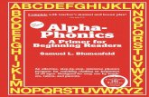 BEST BOOK Alpha-Phonics A Primer for Beginning Readers
