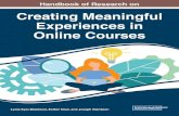 TOP Handbook of Research on Creating Meaningful Experiences in Online Courses (Advances in Educational Technologies and Instru...