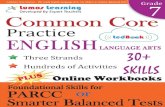 BEST BOOK Common Core Practice - 7th Grade English Language Arts: Workbooks to Prepare for the PARCC or Smarter Balanced Test: CCSS ...