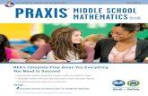 EBOOK PRAXIS Middle School Mathematics (5169) Book + Online (PRAXIS Teacher Certification Test Prep)