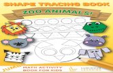 EBOOK Shape Tracing Book - Zoo Animals: Jumbo Math Activity Book for Kids