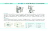Colloid Mill 12 (Mr. Mukhlis) Colloid Mill.pdfParticle size (ìm) Flow t/h Power KW Noise db Rotor speed r/min Weight kg Structural feature Outline dimensions OGM 110L.A 5-40 0.5-2