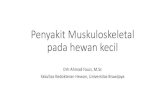 Penyakit Muskuloskeletal pada hewan kecilvlm.ub.ac.id/pluginfile.php/44828/mod_resource/content/1/Penyakit interna...•Radiografi thorax, abdominal ultrasound: ada kemungkinan neoplasia