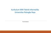 Kurikulum KKNI Teknik Informatika Universitas Palangka Rayait.upr.ac.id/wp-content/...Teknik-Informatika-2020.pdf · (Logika Matematika dan Matematika Diskrit, Pengantar Arsitektur