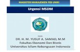 Urgensi MSDM · Ruang Lingkup MSDM Aktivitas sumber daya manusia berupa Perencanaan sumber daya manusia, perencanaan kepegawaian, rekrutmen, seleksi, penilaian kinerja, pelatihan