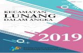 Kecamatan Lunang Dalam Angka 2019 · 2020. 9. 24. · Kecamatan Lunang Dalam Angka 2019 ISBN: 978-602-5481-45-1 No. Publikasi: 13020.1906 Katalog: 1102001.1302012 Ukuran Buku: 14,8